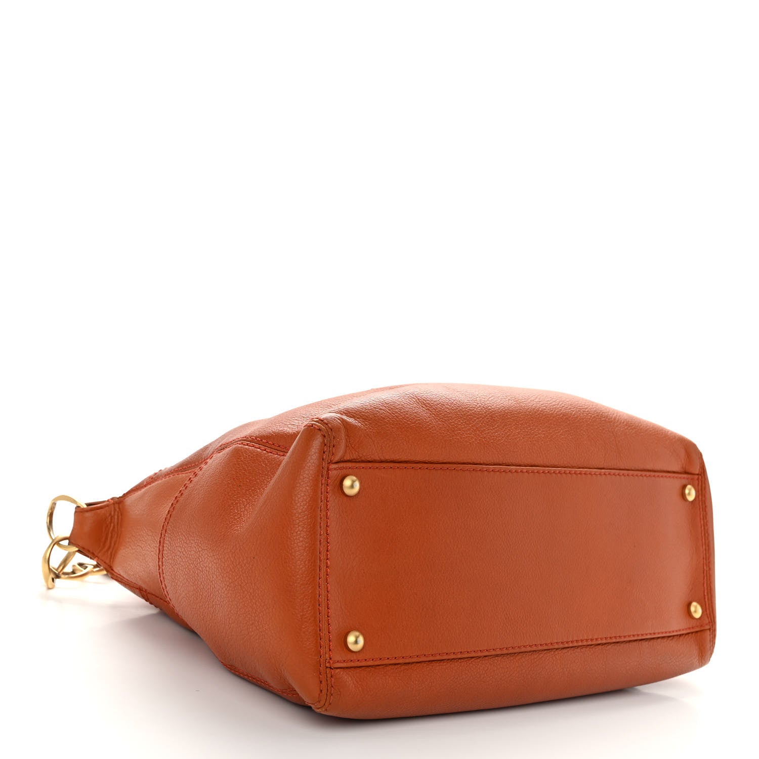 Chanel Caviar CC Timeless Shopping Tote Orange 4 of 10