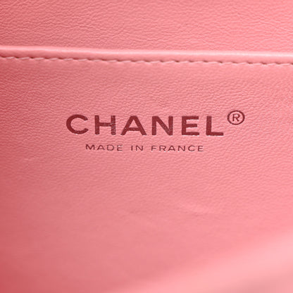 Chanel Caviar Quilted Jumbo Single Flap Pink 6 of 10