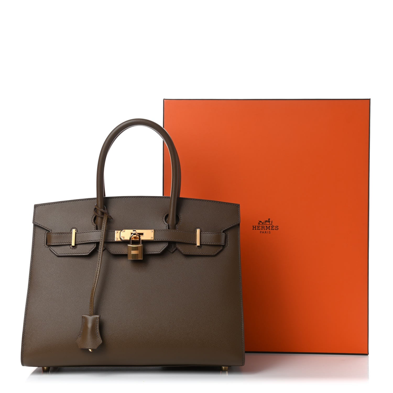 Hermes Madame Calfskin Birkin Sellier 30 Toundra 17 of 18