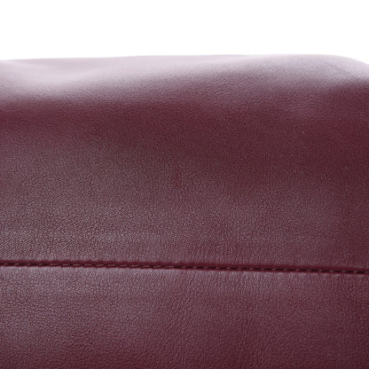 Bottega Veneta Smooth Butter Calf The Pouch Oversized Clutch Bordeaux 9 of 12