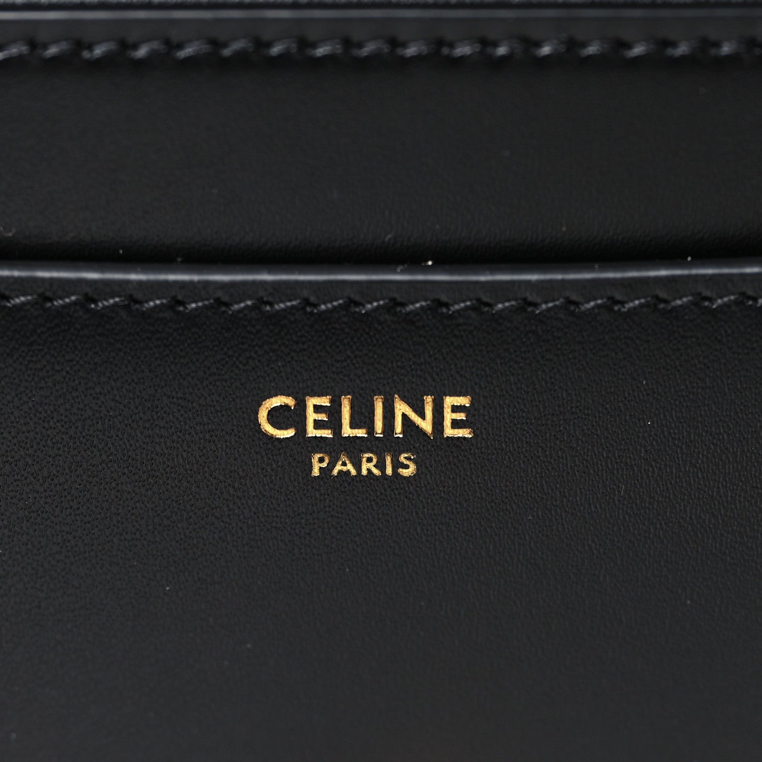 Celine Satinated Calfskin Mini 16 Top Handle Bag Black 6 of 9
