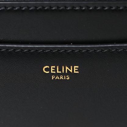 Celine Satinated Calfskin Mini 16 Top Handle Bag Black 6 of 9