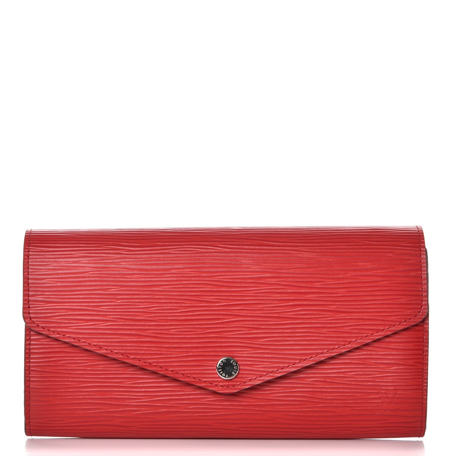 Louis Vuitton Epi Sarah Wallet NM Coquelicot 1 of 8