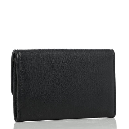 Chanel Goatskin CC Flap Card Holder Black 2 of 4