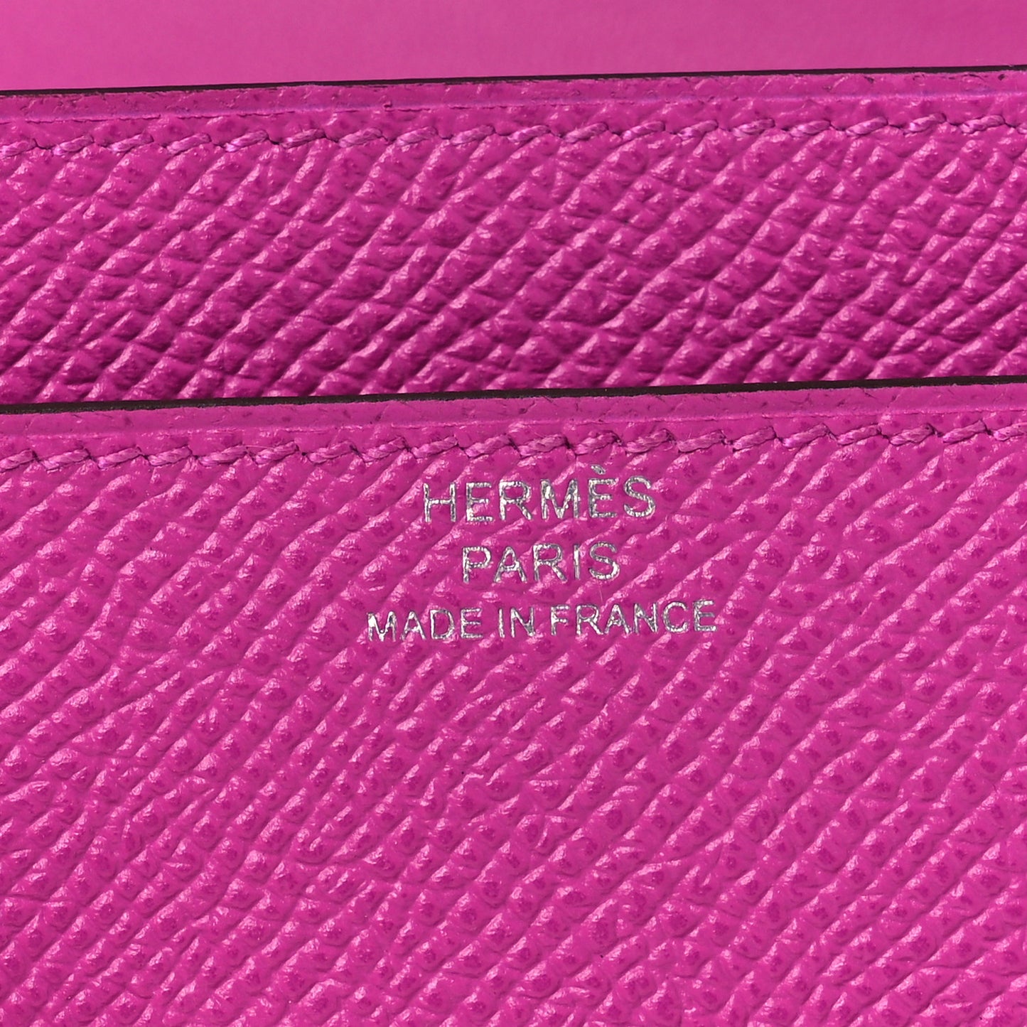 Epsom Enamel Constance Long Wallet Magnolia Brighton Bleu