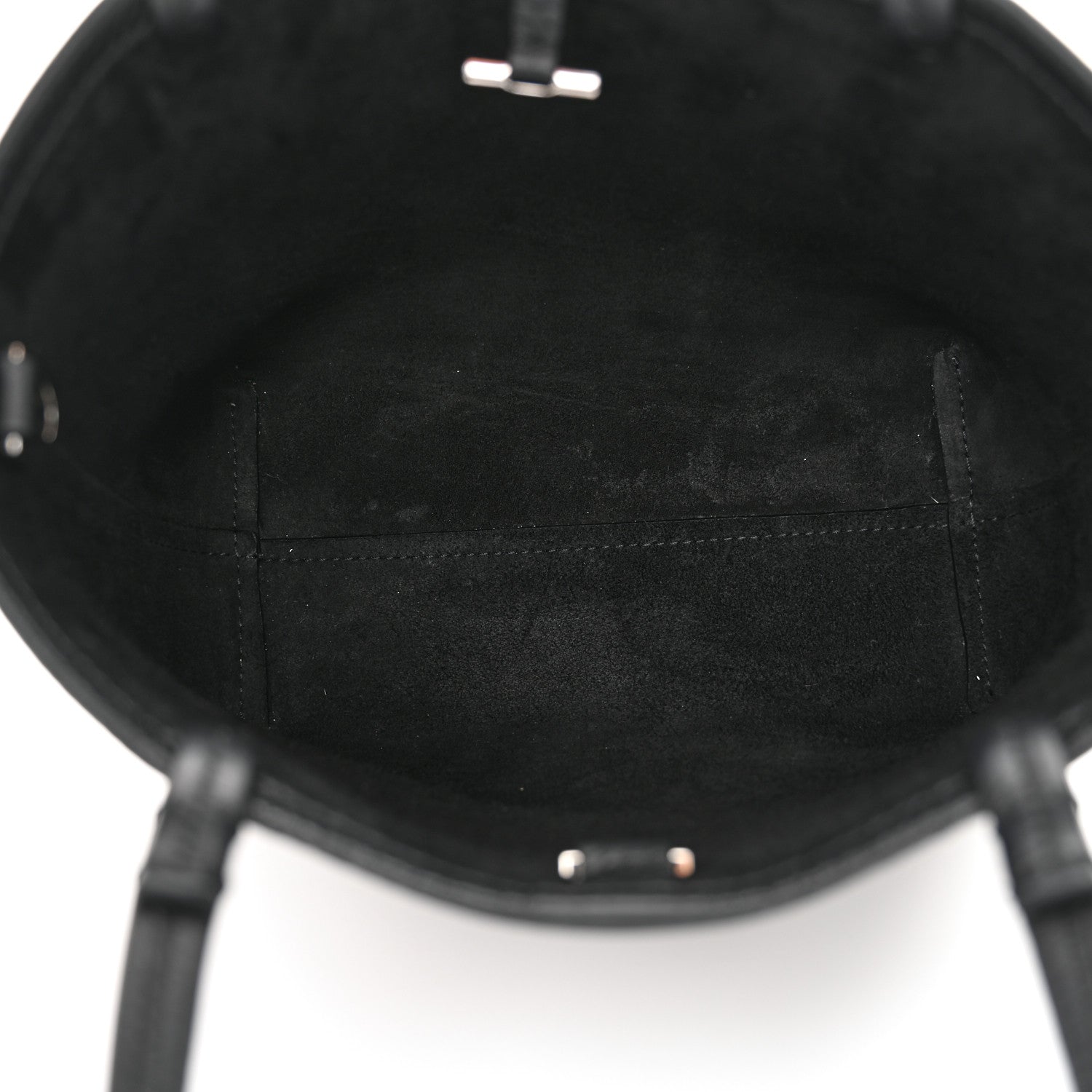 The Row Grained Calfskin Small Park Tote Black 5 of 11