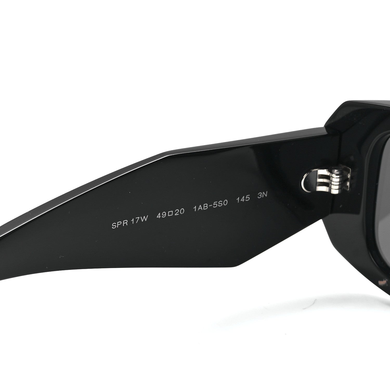 Prada Acetate Symbole Sunglasses SPR 17W Black 5 of 8