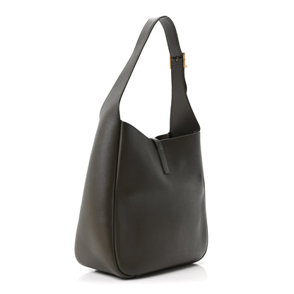Saint Laurent Smooth Calfskin Small Le 5 A 7 Soft Hobo Light Musk 3 of 10