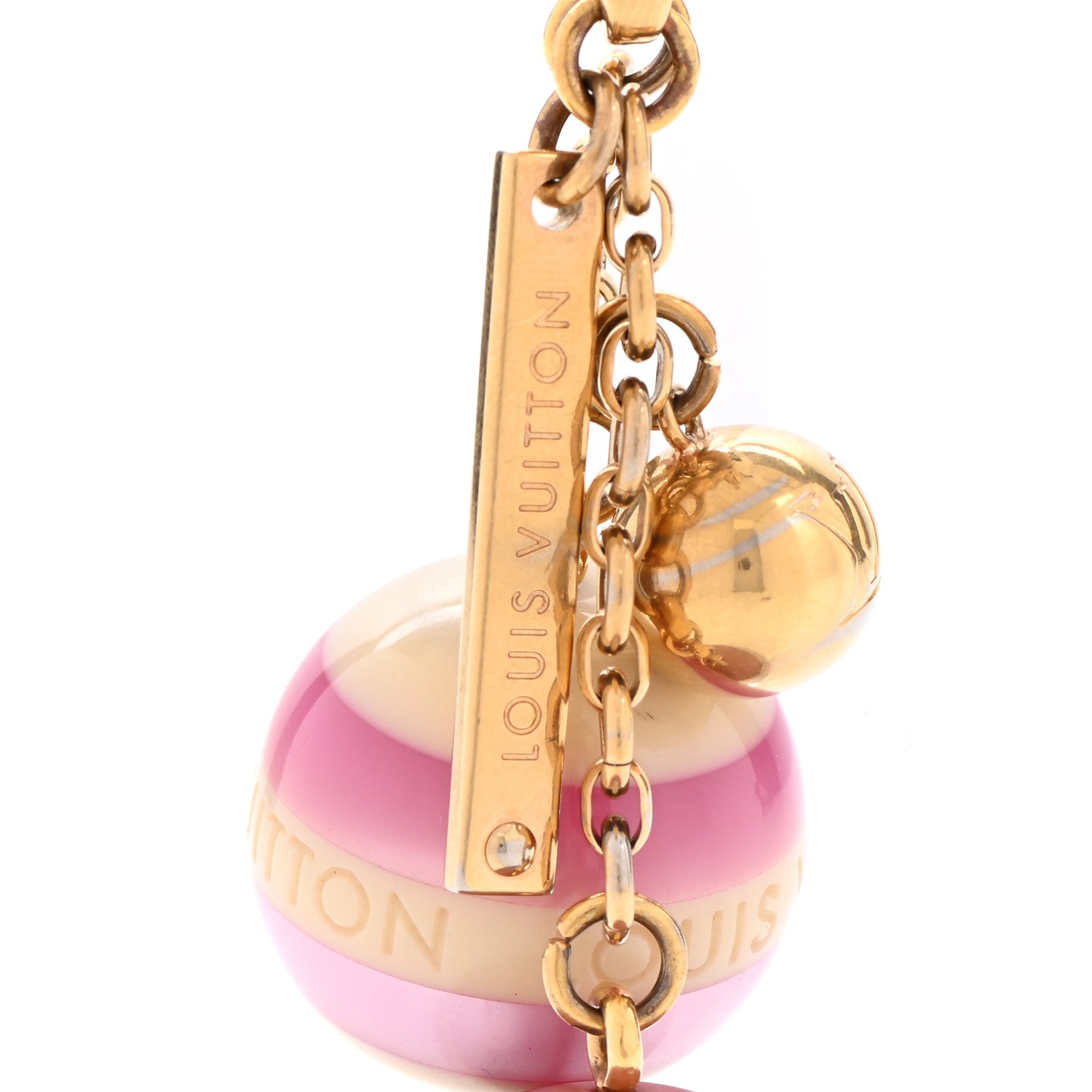 Louis Vuitton Mini Lin Croisette Bag Charm Violet 3 of 3