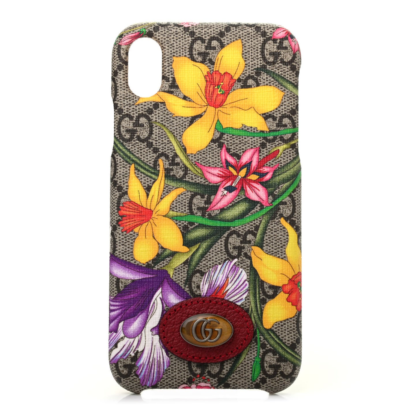 GG Supreme Monogram Flora Ophidia iPhone XR Case