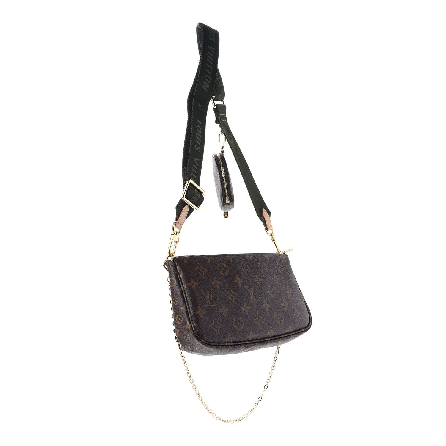 Louis Vuitton Monogram Multi Pochette Accessories Kaki 3 of 9