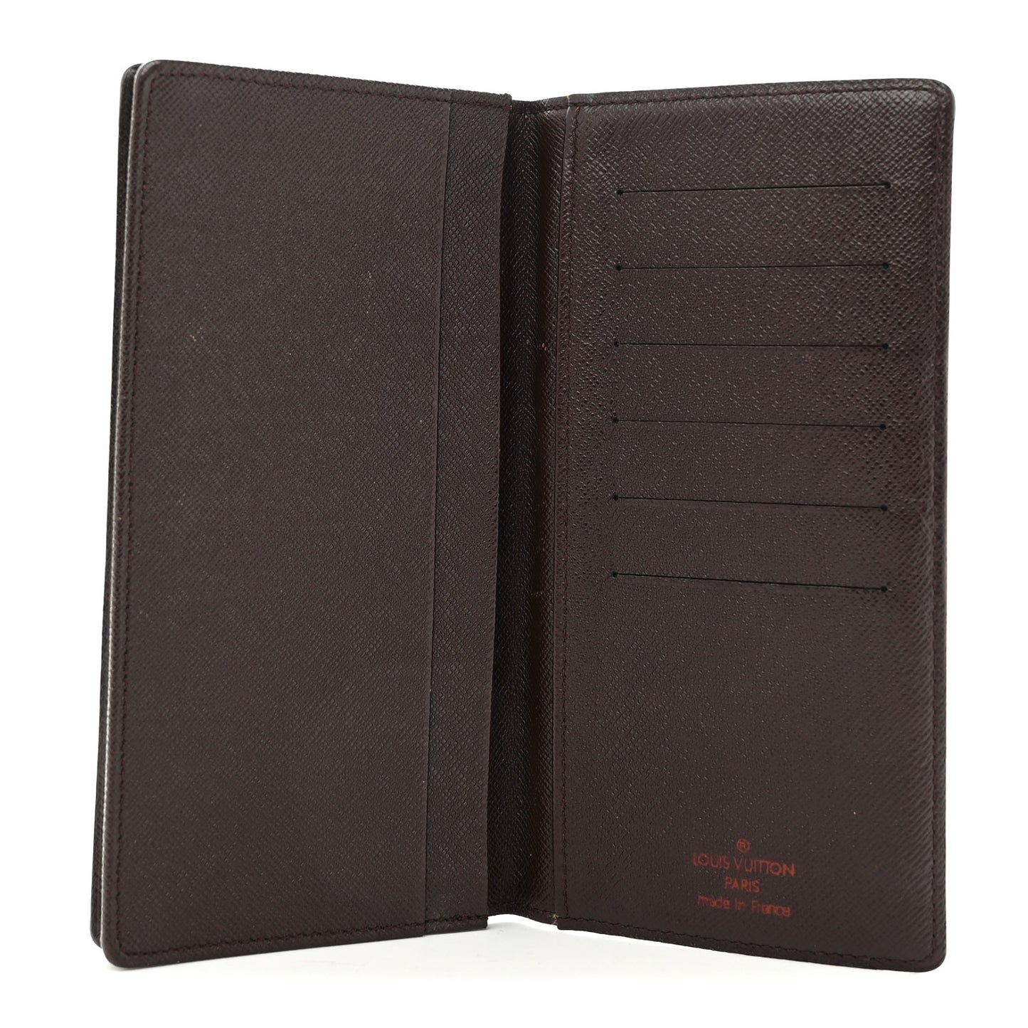 Damier Ebene Porte-Cartes Credit Yen Checkbook Wallet