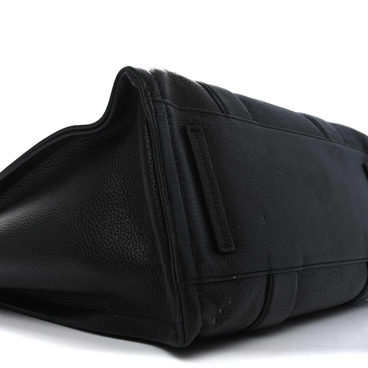 Grained Calfskin Large The Tote Bag Black