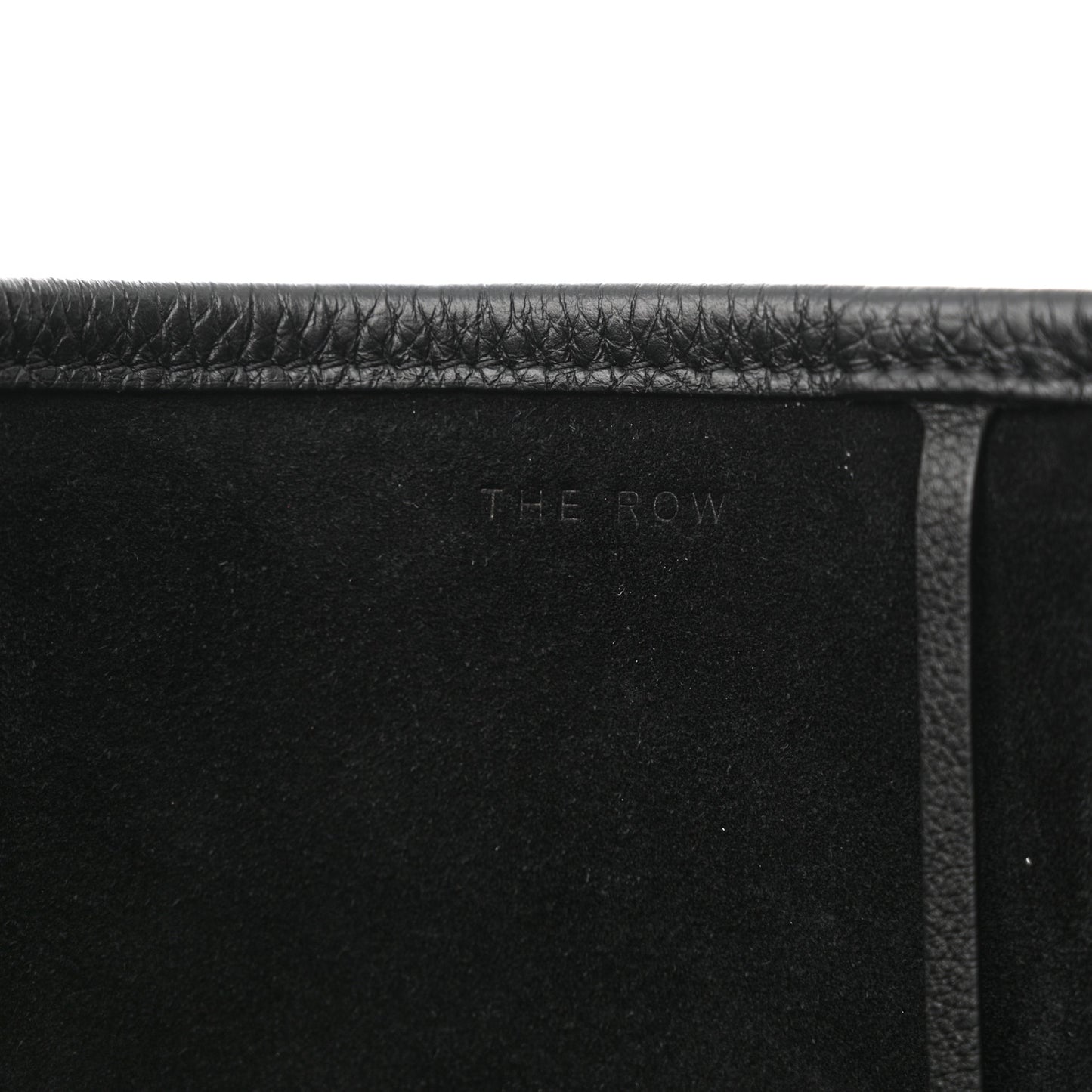 Grained Calfskin Large N/S Park Tote Black