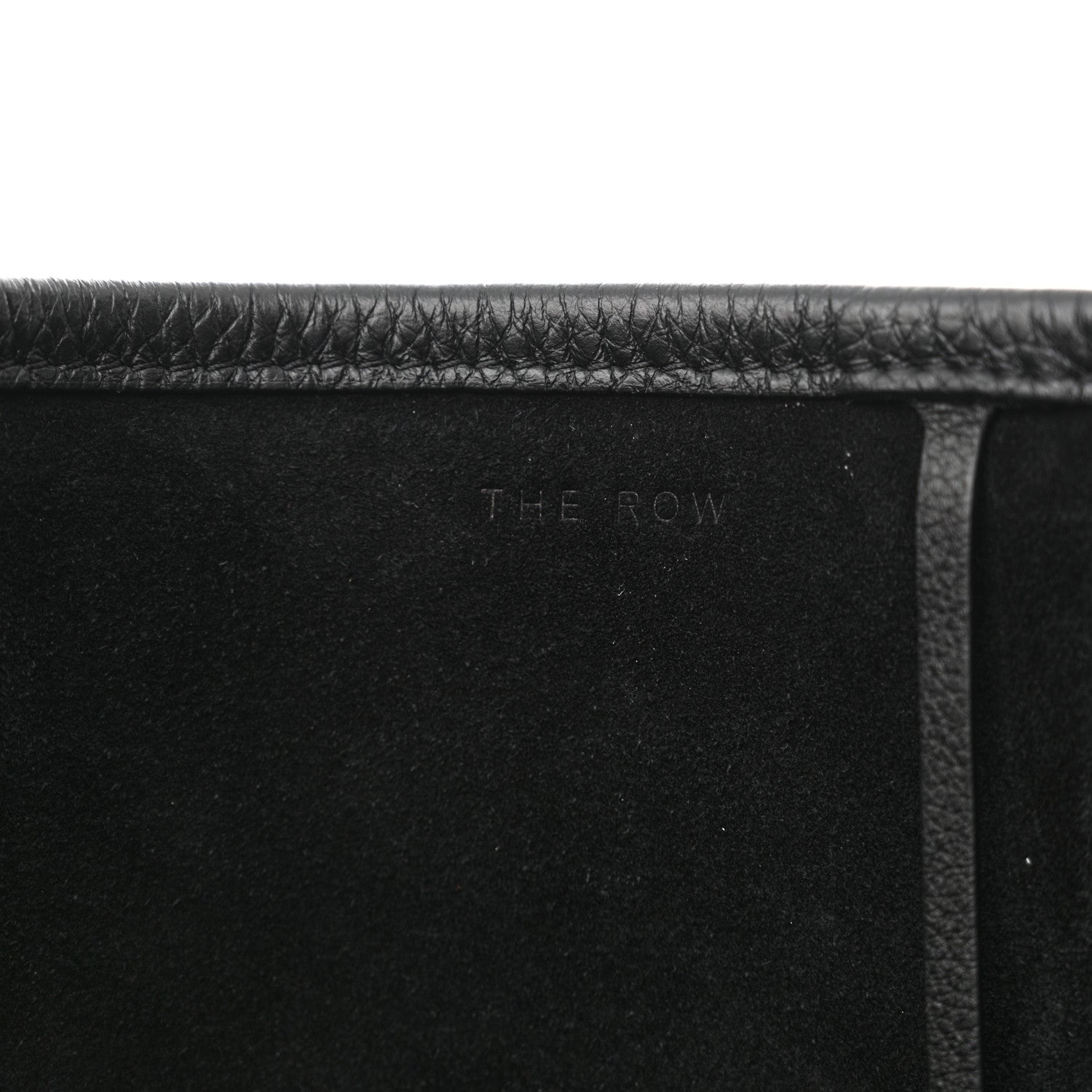 The Row Grained Calfskin Large N/S Park Tote Black 6 of 11