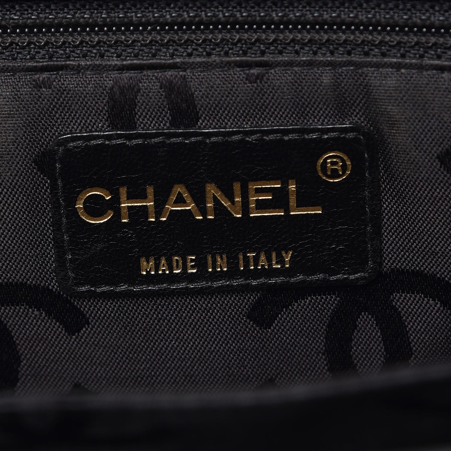 Chanel Patent Chocolate Bar CC Tote Black 6 of 11