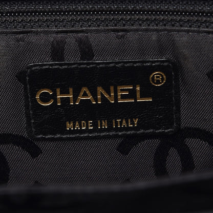 Chanel Patent Chocolate Bar CC Tote Black 6 of 11
