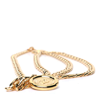 Chanel Metal Chain CC Medallion Belt Gold 2 of 5