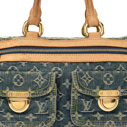 Louis Vuitton Monogram Denim Neo Speedy Blue 8 of 19