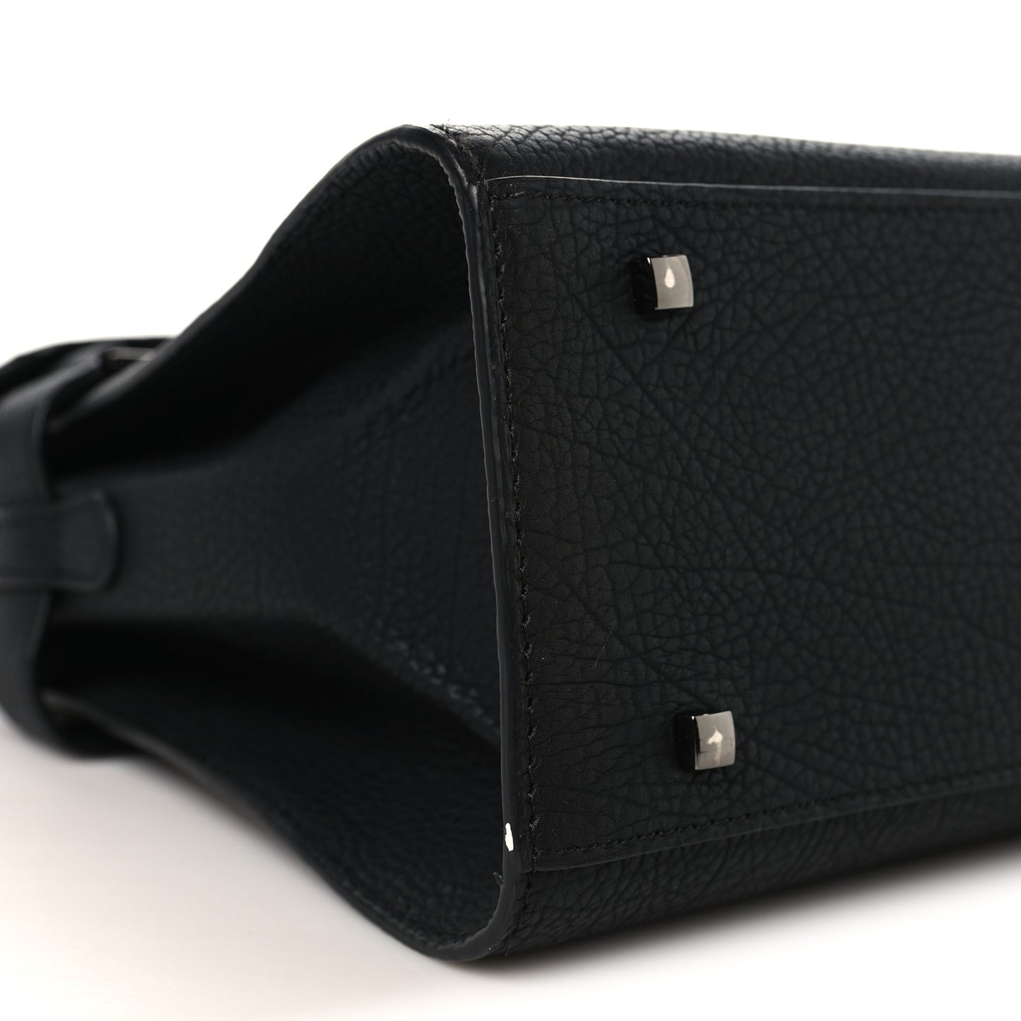 Grained Calfskin GM Tempete Satchel Black