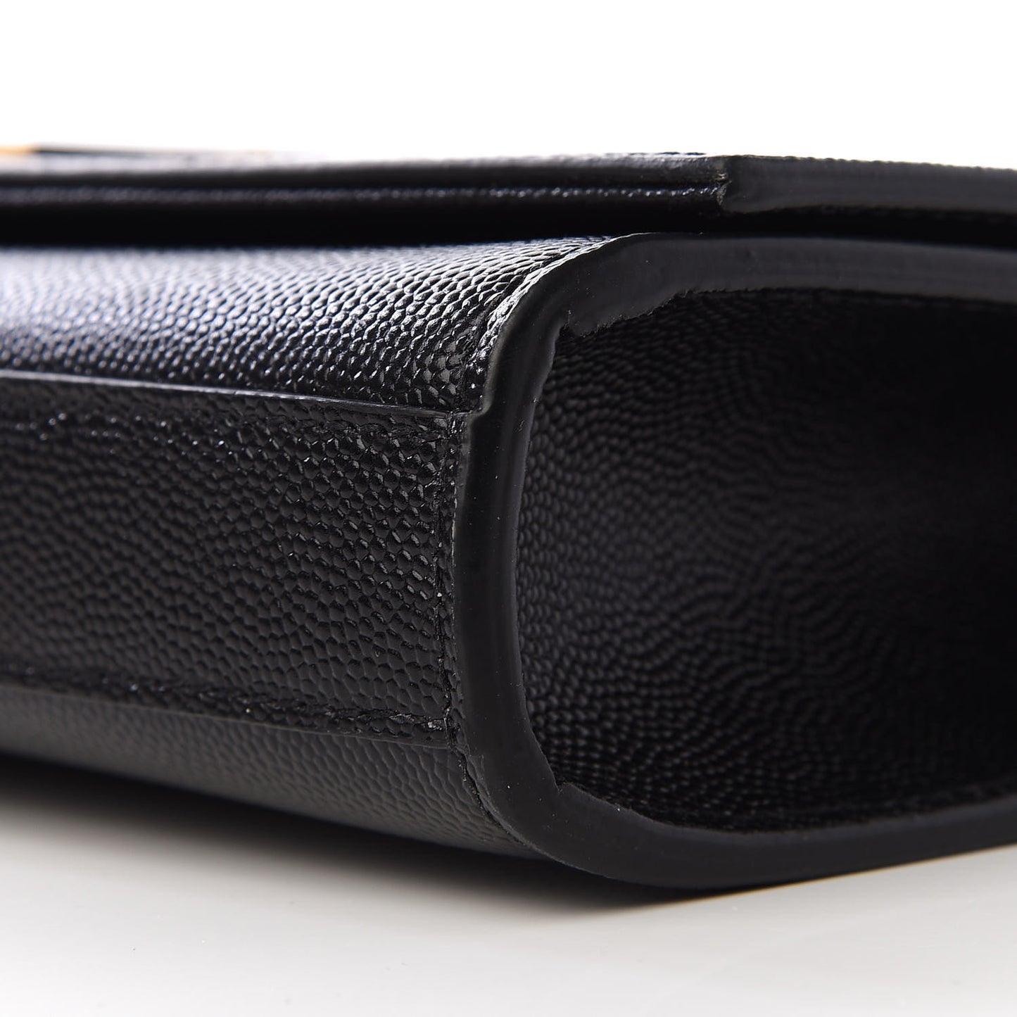 Grain De Poudre Classic Monogram Tassel Clutch Black