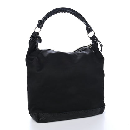 Balenciaga Jersey Giant Brogues Hardware Day Hobo Black 2 of 8