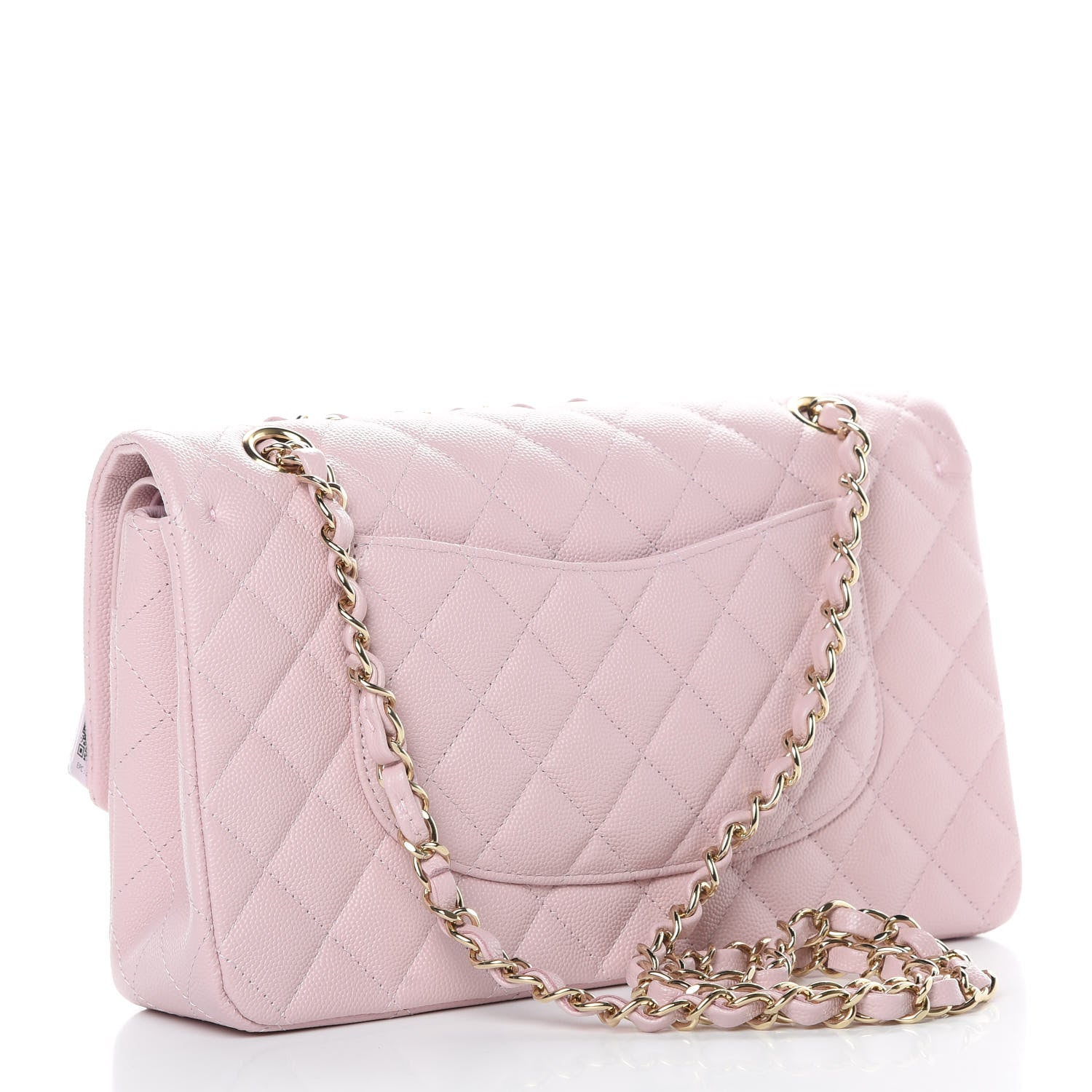Chanel Caviar Quilted Medium Double Flap Light Pink 3 of 11