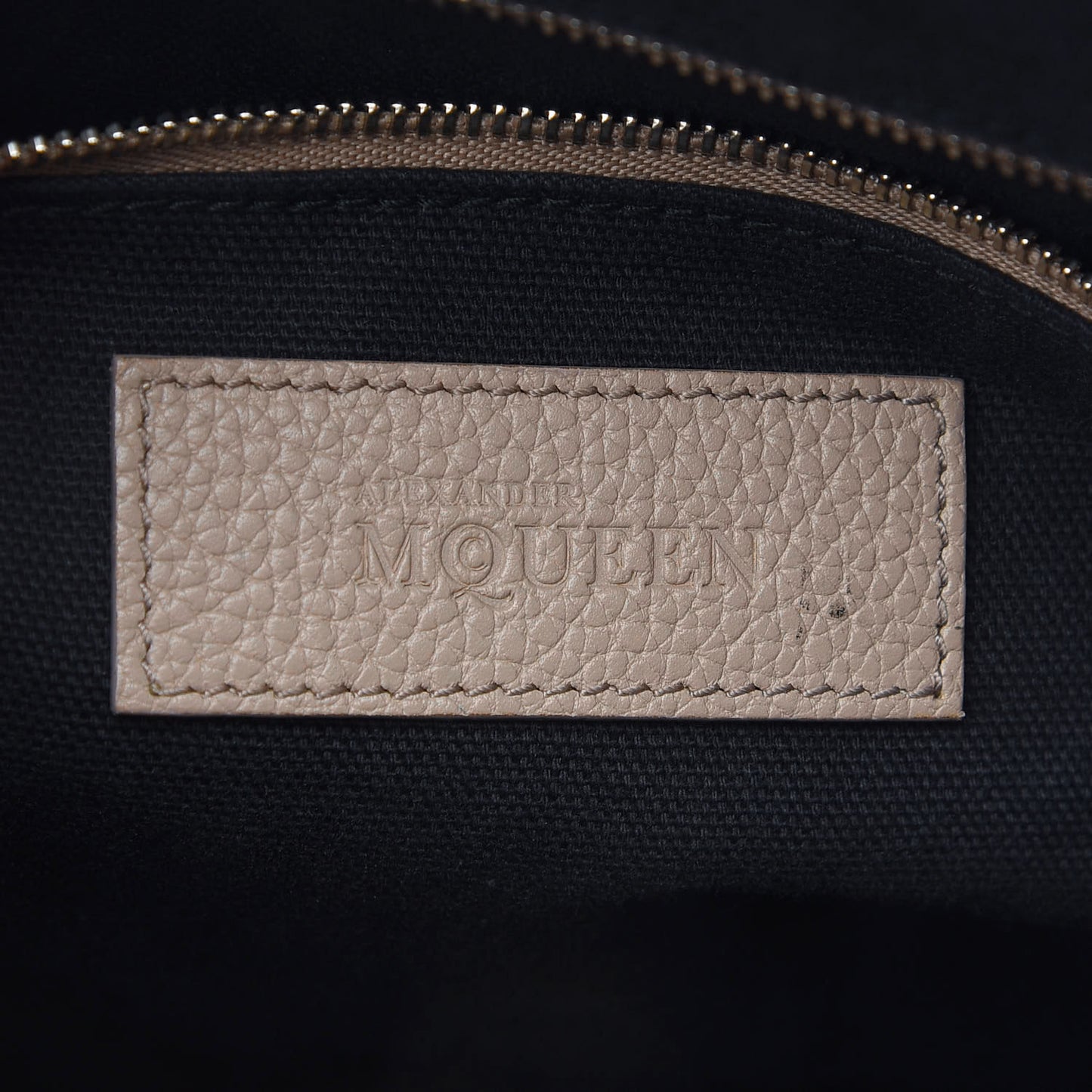 Grained Calfskin Legend Satchel Pearl