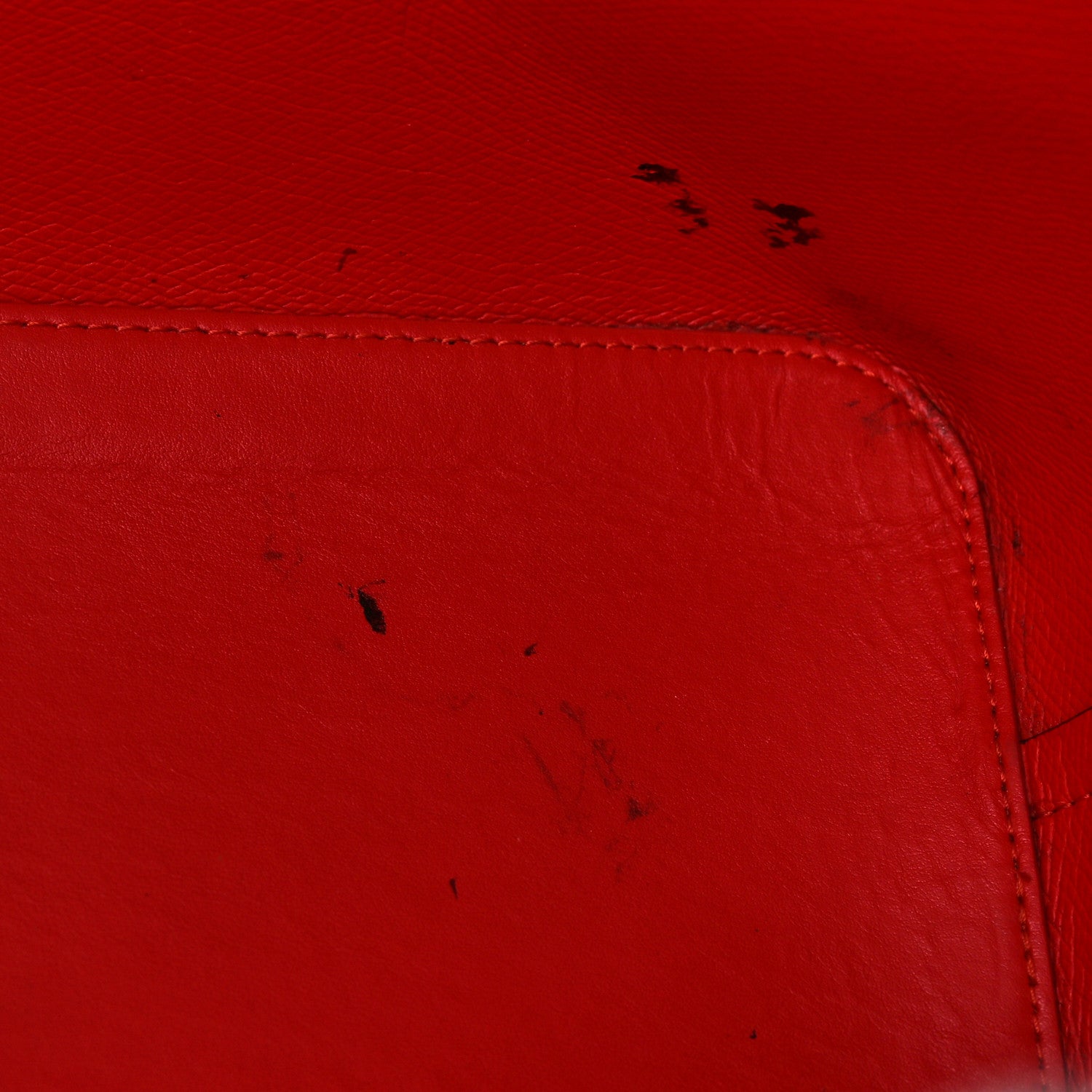 Christian Louboutin Perforated Calfskin Degrade Loubinthesky East West Cabata Tote Black Red 13 of 15