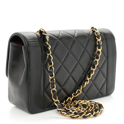 Chanel Lambskin Quilted Small Single Flap Black 3 of 13