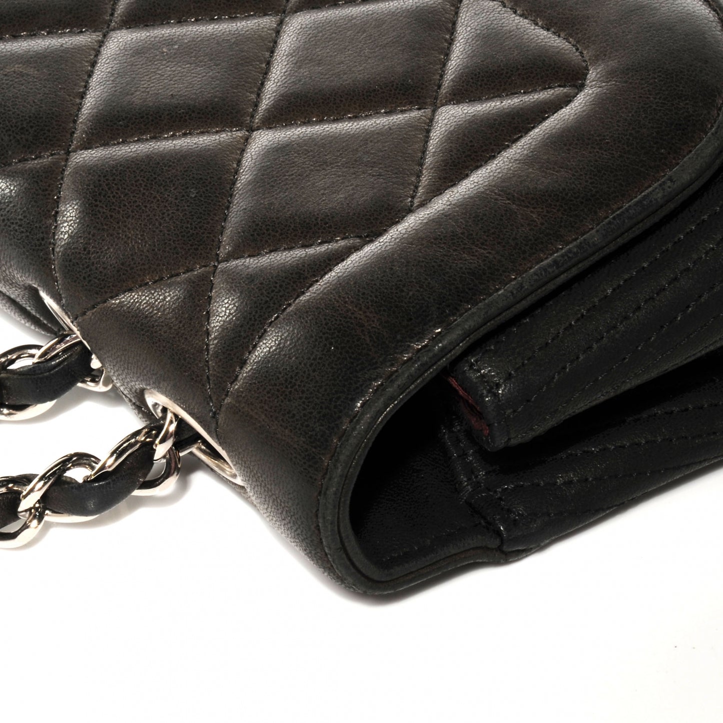 Lambskin Medium Coco Rider Flap Black