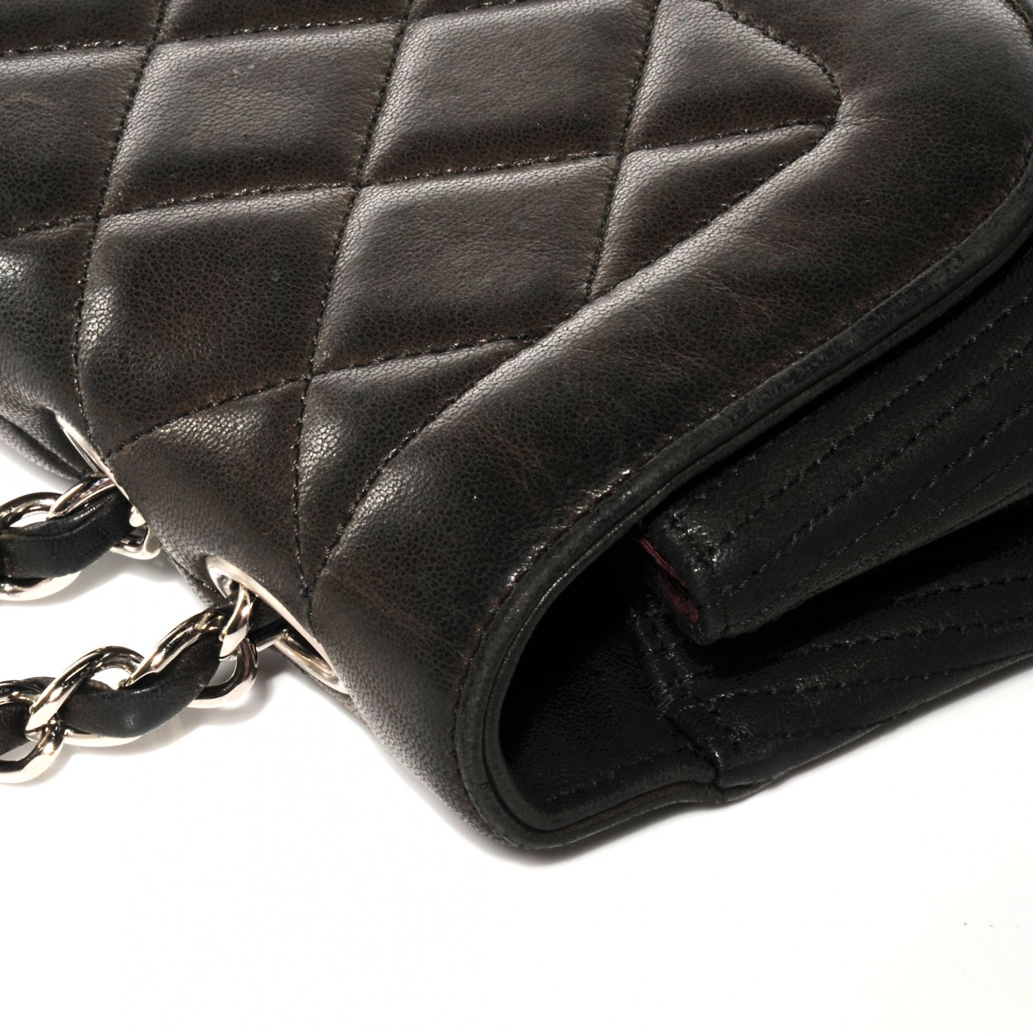 Chanel Lambskin Medium Coco Rider Flap Black 8 of 12