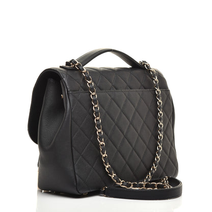 Chanel Caviar Quilted Large Business Affinity Flap Black 3 of 10