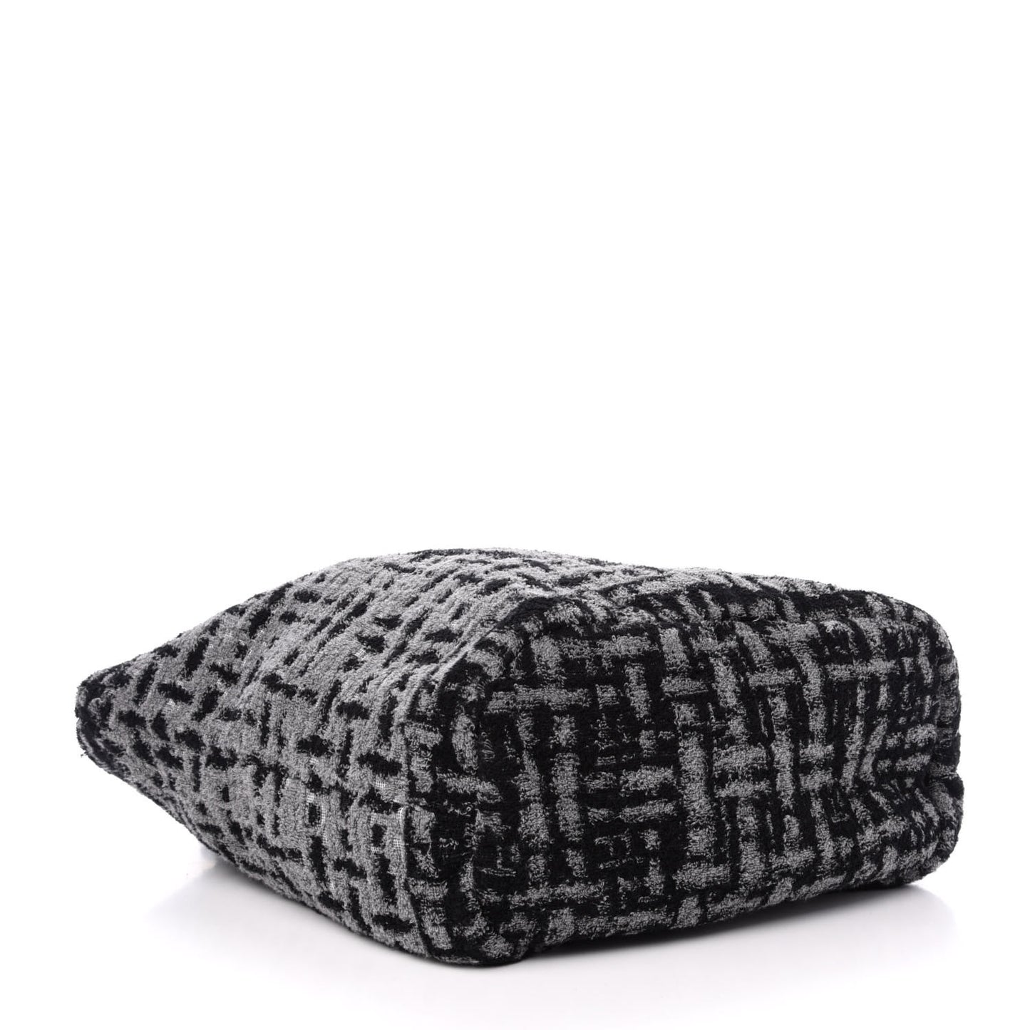 Terry Cotton CC Tote Black Grey
