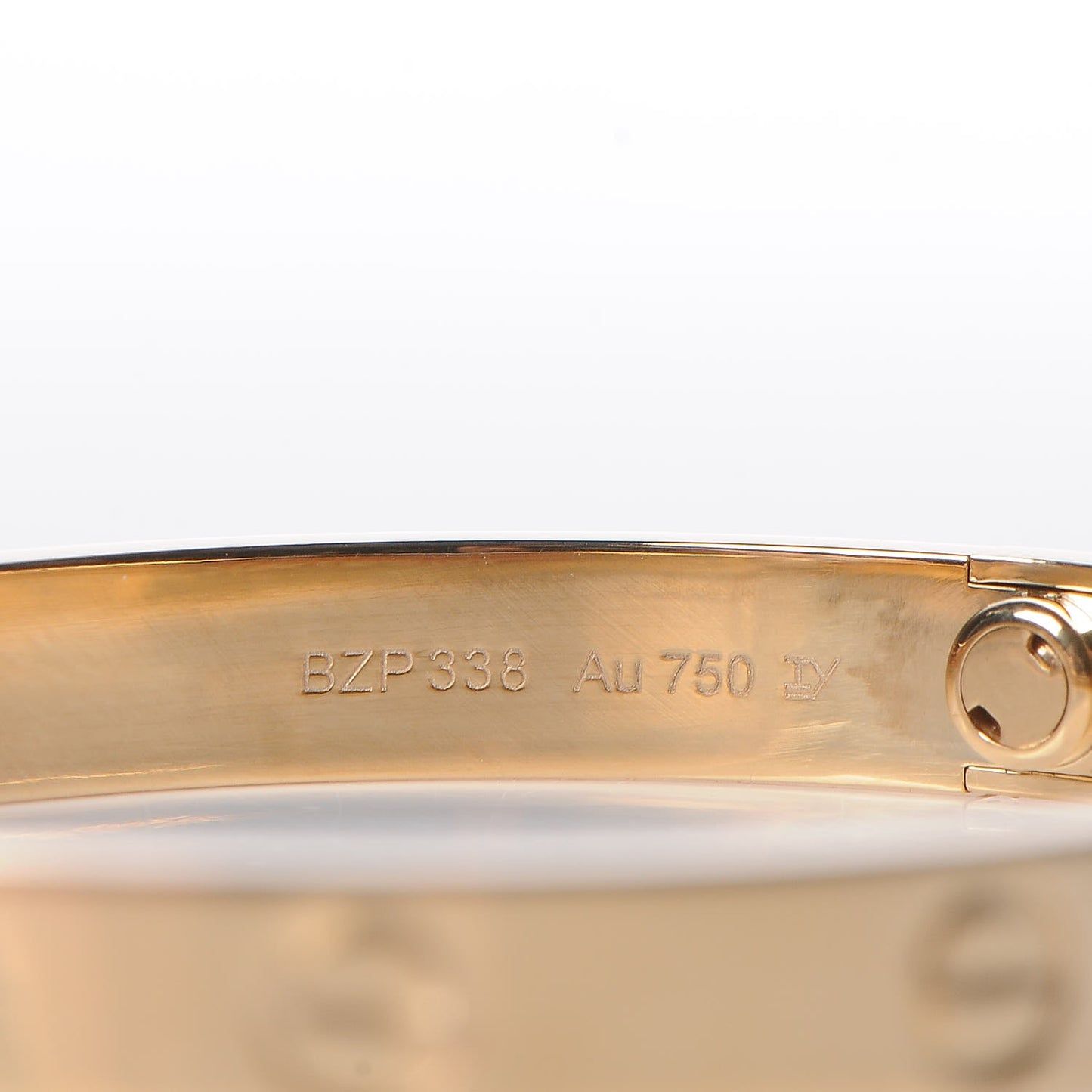 18K Yellow Gold LOVE Bracelet 17