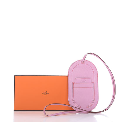 Hermes Chevre Mysore In-The-Loop Phone To Go GM Case Mauve Sylvestre 9 of 9