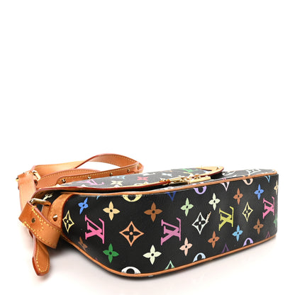 Louis Vuitton Monogram Multicolor Sologne Black 4 of 9