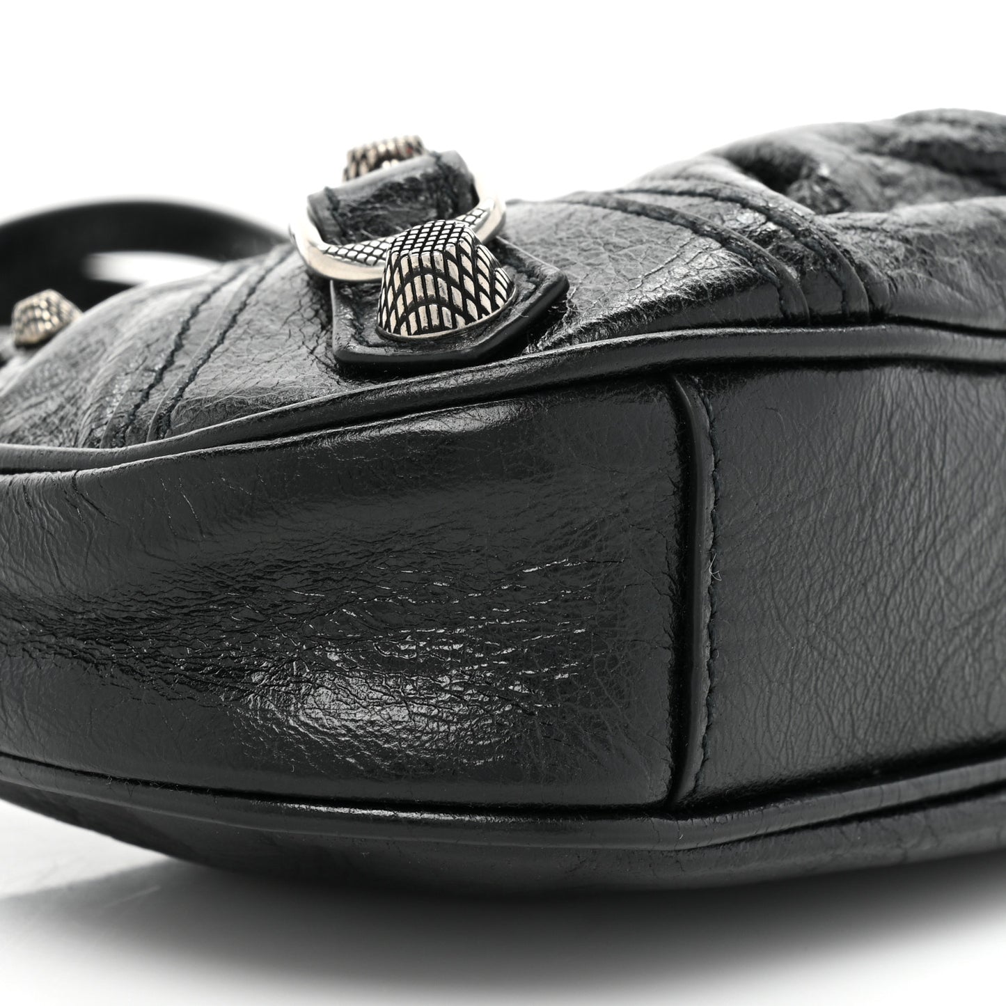 Agneau Arena Le Cagole Mini Purse With Chain Black