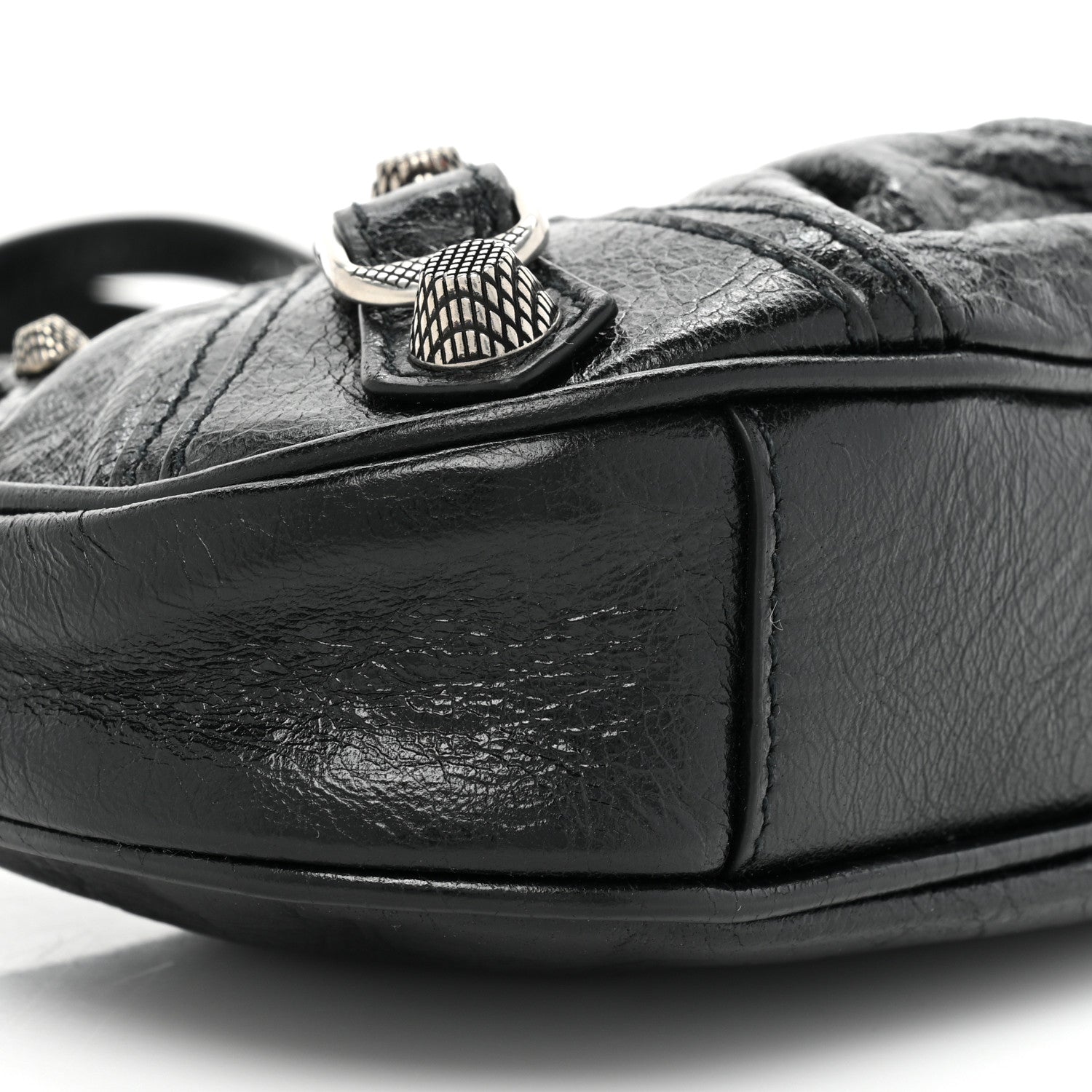 Balenciaga Agneau Arena Le Cagole Mini Purse With Chain Black 9 of 9