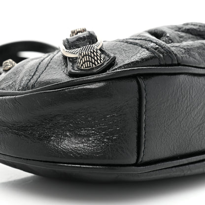 Balenciaga Agneau Arena Le Cagole Mini Purse With Chain Black 9 of 9