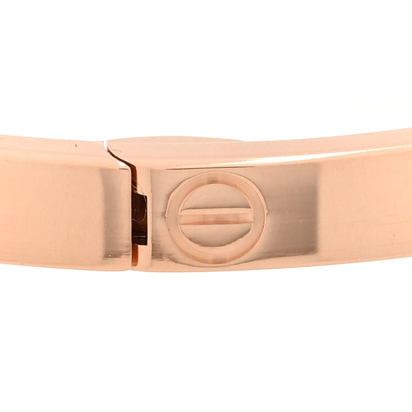 18K Pink Gold 6 Diamond Small LOVE Bracelet 18