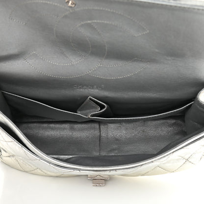 Chanel Metallic Aged Calfskin Quilted 2.55 Reissue 227 Flap Silver 5 of 20