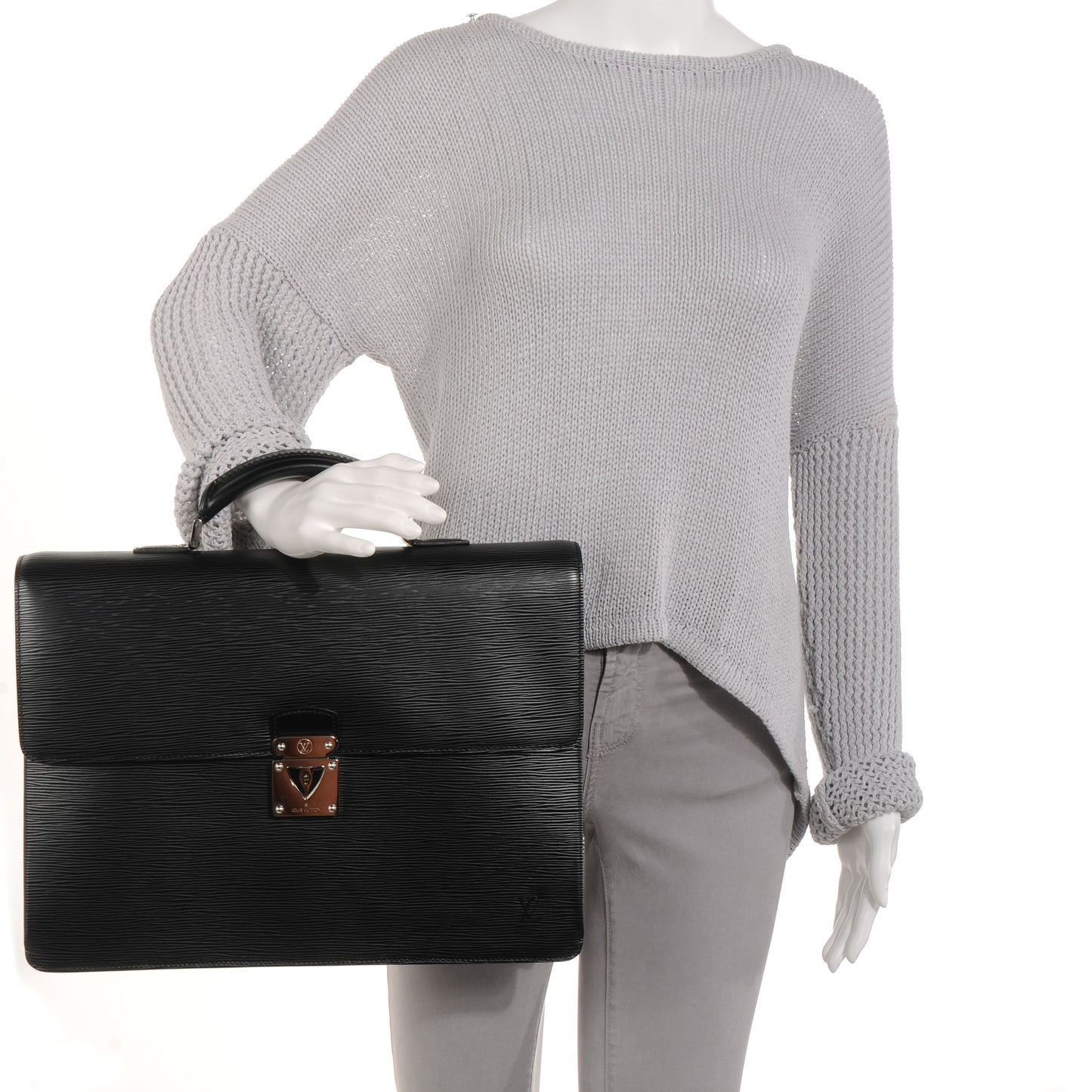 Epi Robusto 1 Compartment Briefcase Black