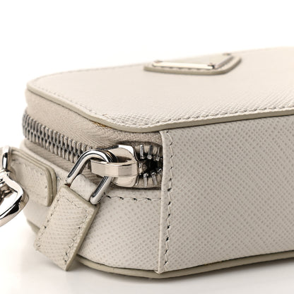 Prada Saffiano Travel Metal Triangle Logo Mini Pouch Shoulder Bag Talsco 7 of 8