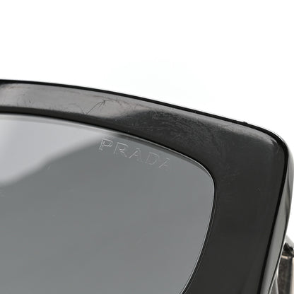 Prada Acetate Sunglasses SPR 14Y Black Slate Gray 8 of 8