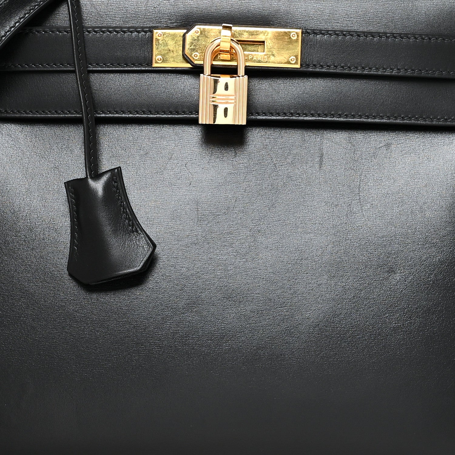 Hermes Box Kelly Sellier 28 Black 8 of 10