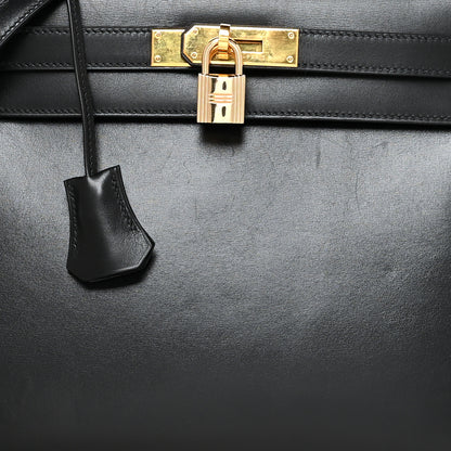 Hermes Box Kelly Sellier 28 Black 8 of 10