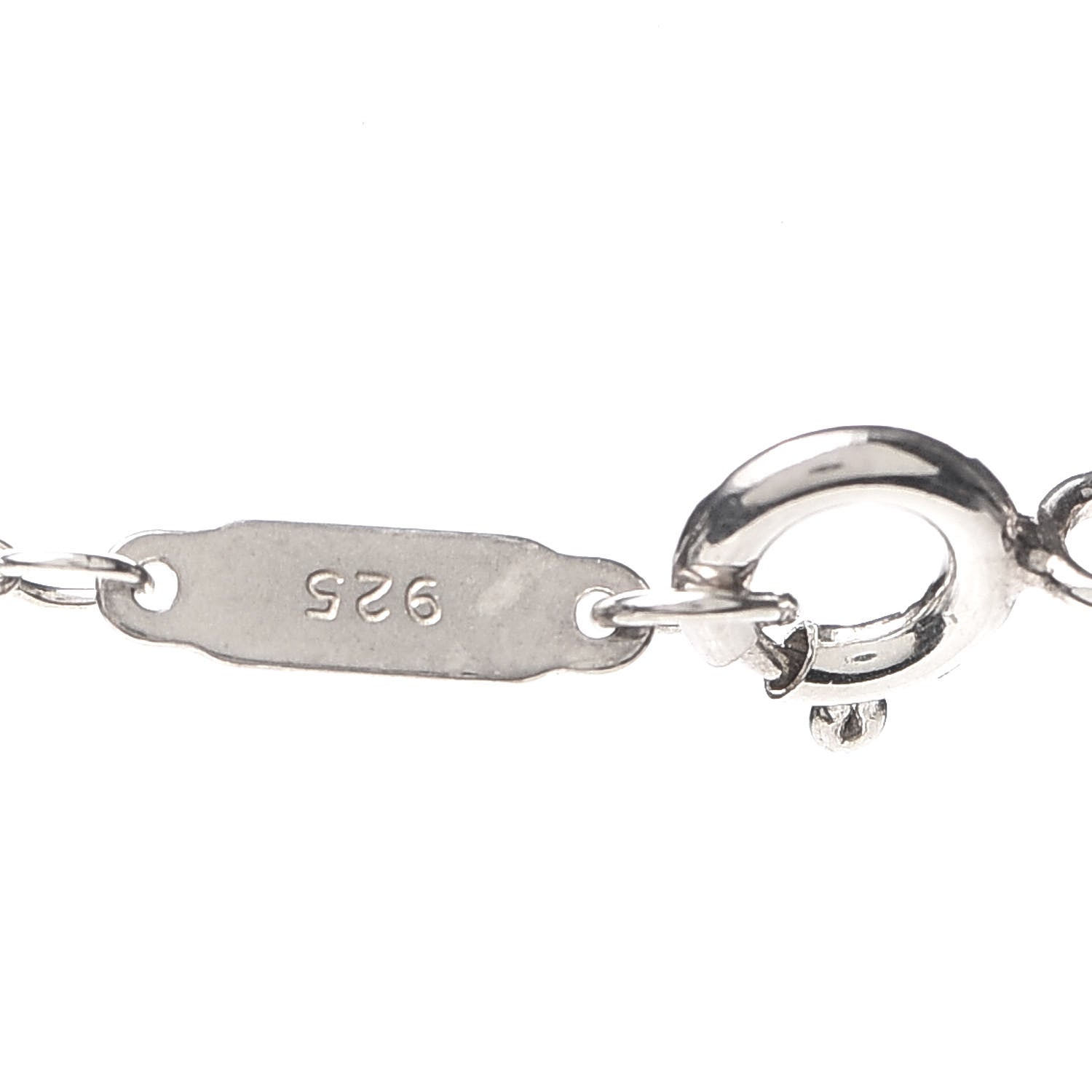 Tiffany Sterling Silver Letters Lariat Necklace 5 of 5