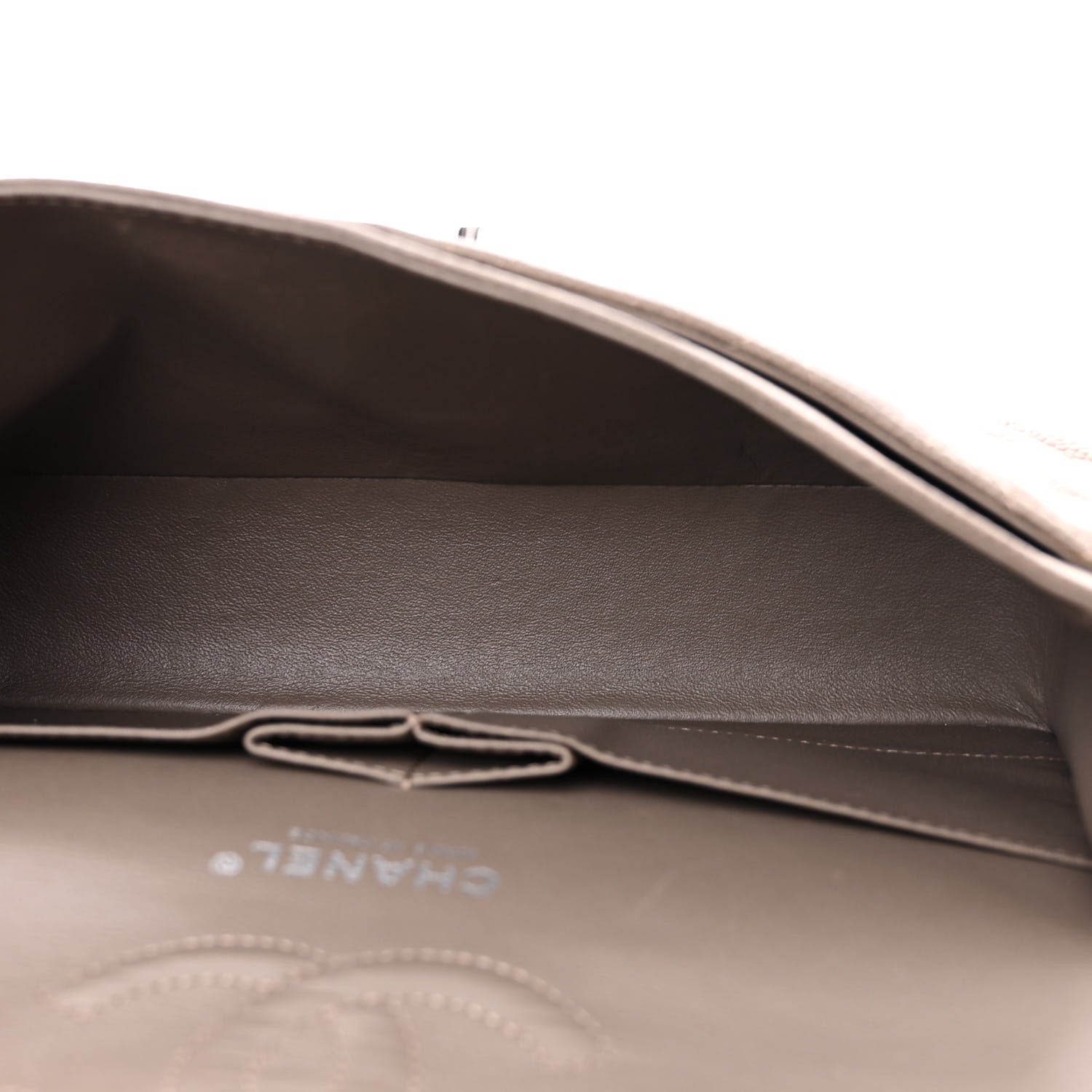 Chanel Caviar Quilted Medium Double Flap Grey 5 of 12