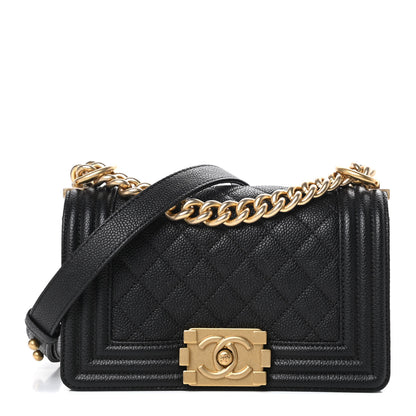 Chanel Caviar Quilted Small Boy Flap Black 1 of 11